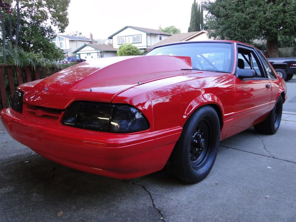 Foxbody fiberglass hoods (who's running them) Northern California